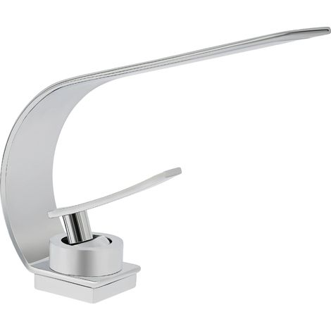 Robinet de salle de bain, Design moderne, Installation facile, Argent (1/2)