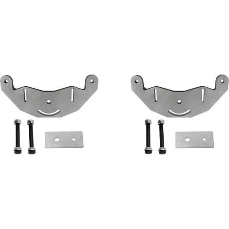 2X Plaque de Support En D pour Meuleuse à Bande pour Broyeur de Couteaux 2X72 Pouces avec Axes de Boulon (1/5)
