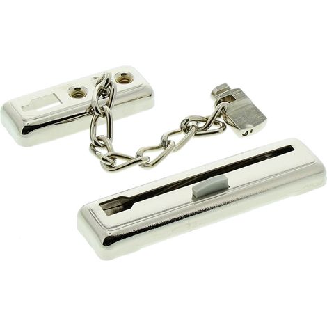 Catena per porta TK 64 L.160mm DIN L/R nichel. con sicurezza per bambini BURG-WÄCHTERÄ (1/4)