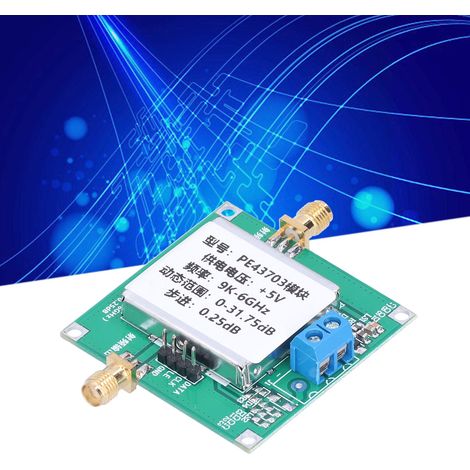 Digitales HF-Dämpfungsmodul PE43703, 9K6GHz, 0,25dB-Schritte bis 31,75dB. (1/5)