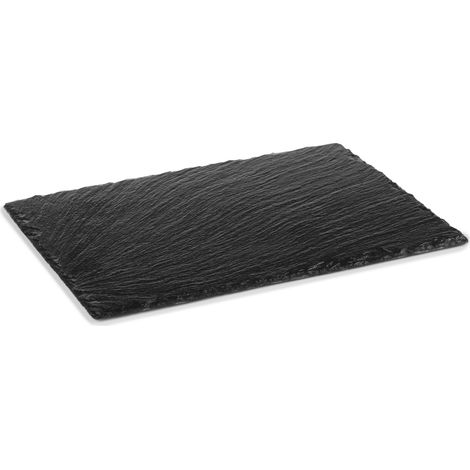 Plateau en Ardoise Rectangulaire Rustique L 30 à 40 cm - Pujadas (1/2)