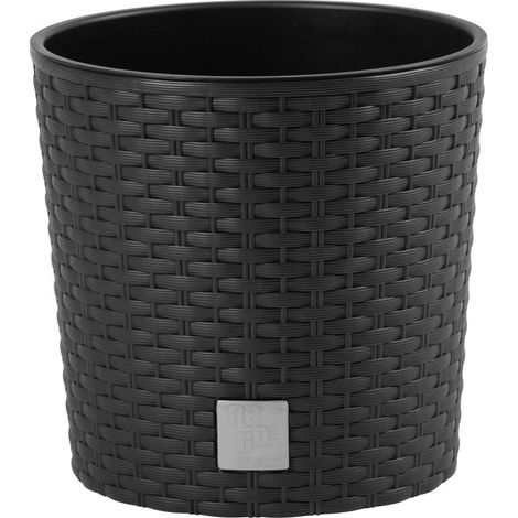 Prosperplast Blumentopf RATO ROUND Braun 20 cm