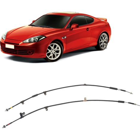 (T06) Feststellbremsleitungen hinten links und hinten rechts 597602C300 597702C300 Passend für Hyundai Tiburon 2003-2004 (1/5)
