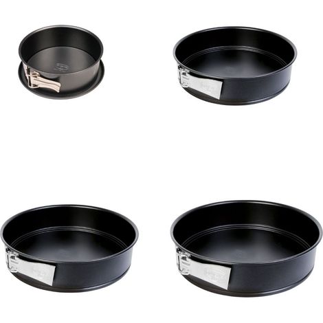 Set de 4 moules à manqué à charnière 18 cm + 24 cm + 26 cm + 28 cm Dr.Oetker Tradition (1/5)