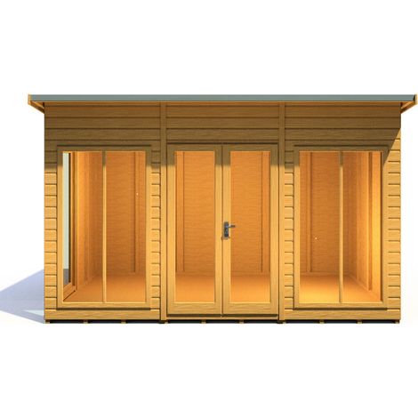 Lela 12x8 Summerhouse - L244.8 x W357 x H227.5 cm (1/5)