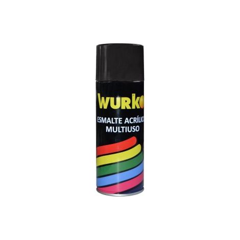 Spray pintura Orework RAL 9005 400 ml negro brillo (1/2)
