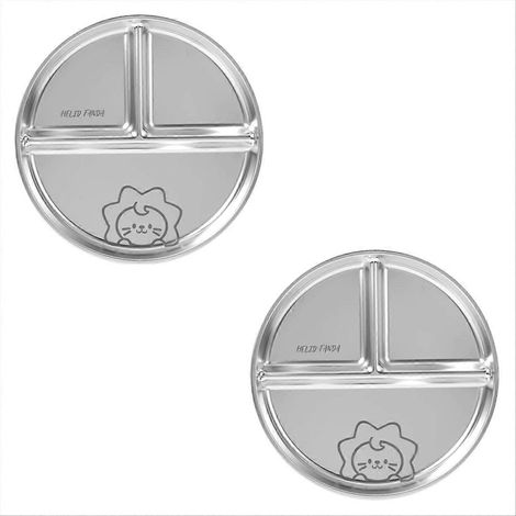 Lot de 2 pièces compartimenté western alimentaire assiette pasta plat salade barbecue assiette (1/5)
