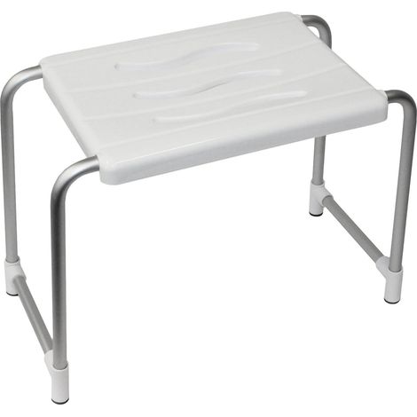 Tabouret de Douche Blanc - Max 120kg (1/5)