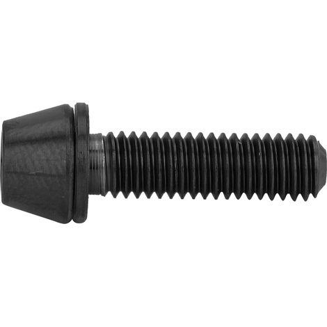 Vis à tête conique de 8 mm avec rondelle pour VTT, noire, M5x18