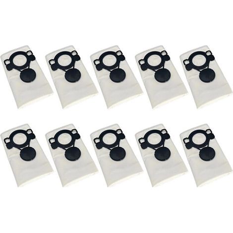 10 sacs à poussière pour Nilfisk 107419593 ATTIX 33/ATTIX 44 accessoires pour aspirateur robot sacs à poussière de remplacement (1/5)