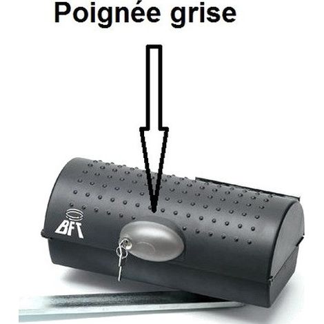 2609227 POIGNEE DE DEVERROUILLAGE NOIRE POUR IGEA FAST NET BFT (1/2)