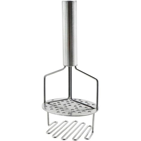 Presse-purée, presse-purée en acier inoxydable, presse-purée, presse-légumes pour lave-vaisselle, purée de pommes de terre, légumes et fruits, aide de cuisine (1/4)