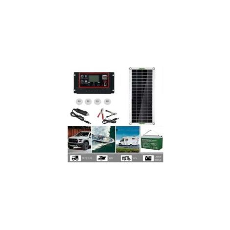 Kit de panneau solaire 1000w 20a 12v contrôleur de chargeur de batterie caravane bateau extérieur break