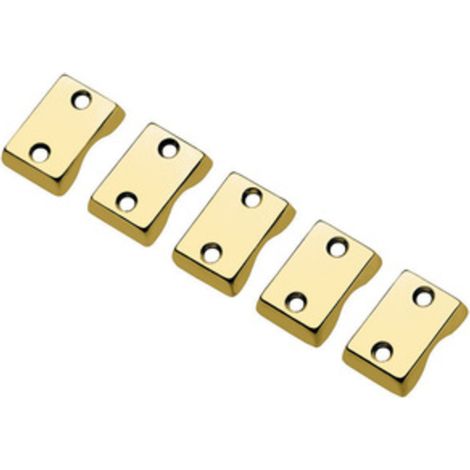 SERIE  5 PASSANTI OTTONE P/CREMONESE LUCIDO Q.TA 4
