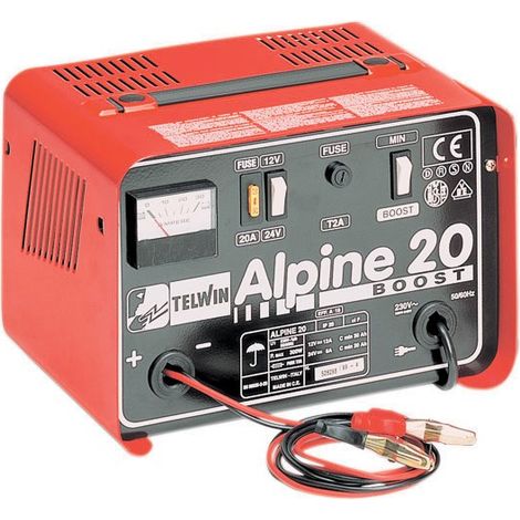 Chargeur de voiture portable telwin alpine 20 boost voltage 12-24v chargeur de batterie - Salon (1/3)