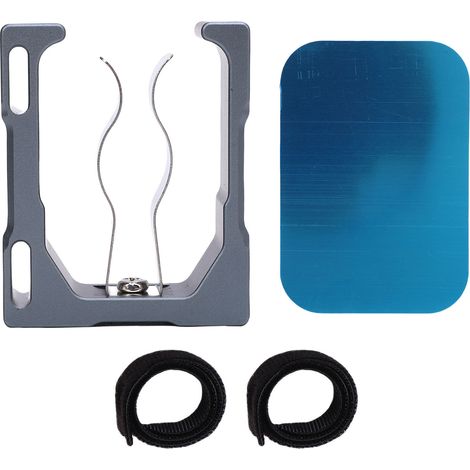 Clip magnétique pour chariot de golf, 3 méthodes de fixation, support multifonctionnel antidérapant pour chaises de plage, cannes à pêche, gris bleu (1/5)
