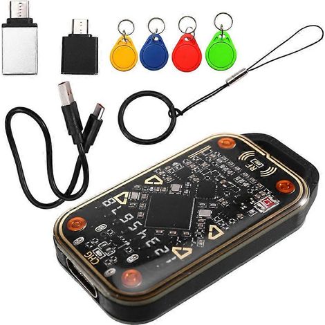 Lecteur émulateur de cartes à puce RFID Chameleon Ultra V3.0 + 4 porte-clés UID/CUID 125 kHz 13,56 MHz (copieur d'étiquettes de cartes à puce d'identification) (1/5)