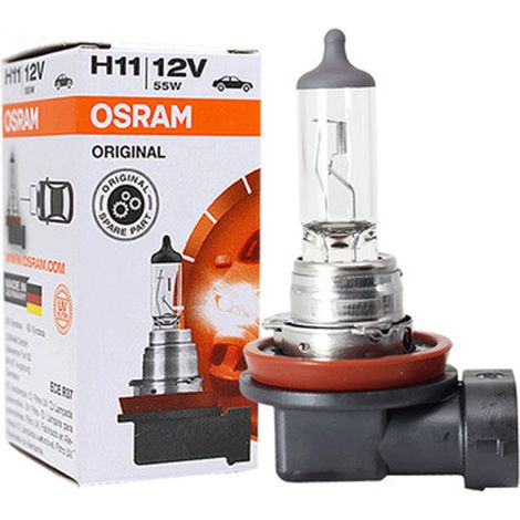64211 1 Interruptor automático nocturno H11 12V / 55W Pieza de repuesto original, color naranja, caja plegable (1/5)