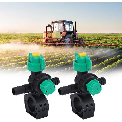Lot de 2 buses de pulvérisation en forme d'éventail pour pulvérisateur agricole à filetage externe (1/5)
