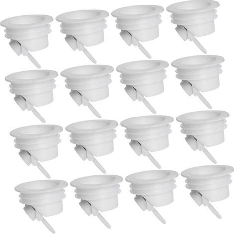 Lot de 15 clapets anti-retour désodorisants pour drain de sol , adaptés aux égouts , aux tuyaux de filtre anti-colmatage , aux couvercles de sol , aux bouchons en PP , aux tuyaux de vidange de baignoi (1/4)