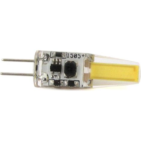 Lampadina LED Bispina G4 AC/DC 12V 2W=30W Smd 1505 Bianco Neutro 360 Gradi Con Silicone