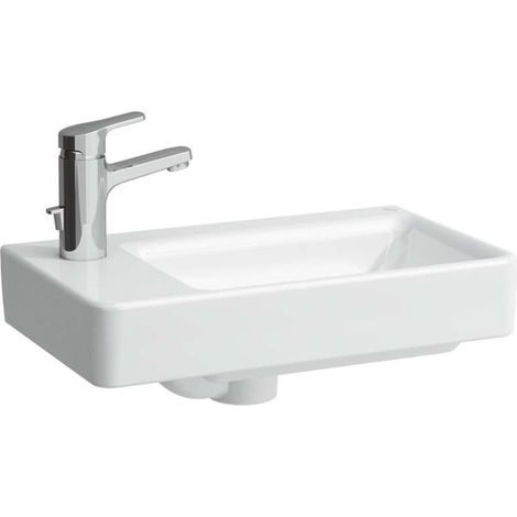 LAUFEN PRO S lavabo con enjuague manual, lavabo a la derecha, 1 (1/3)