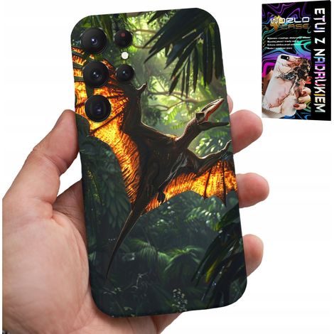 Custodia per Samsung Galaxy S24 Ultra - cover posteriore con dinosauro pterodattilo (1/5)