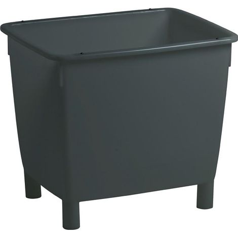 CRAEMER Leichtbaubehälter L790xB605xH680mm PE (HDPe) basaltgrau - 81021830 (1/2)
