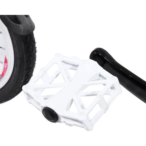 2 x Pédales de Vélo Route en Aluminium Léger et Stable avec Roulements (Blanc) (1/3)