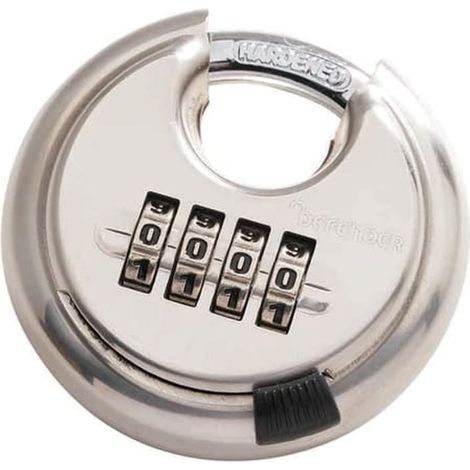 DEFENDER DFDC70 COMBI Diskus Combination Padlock 70mm DEFDFDC70