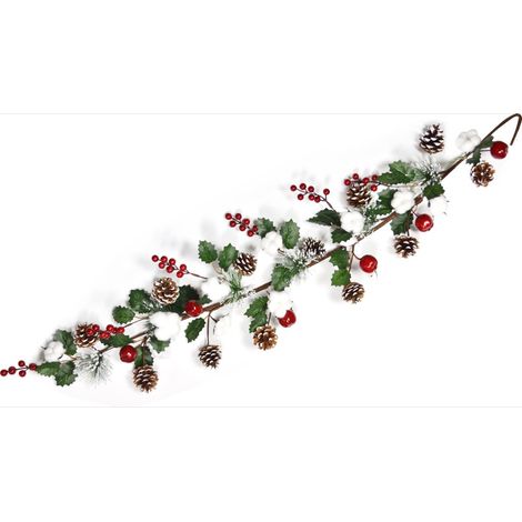 MAURY'S TRALCIO BERRY DECORAZIONE NATALIZIA 120 CM (1/2)