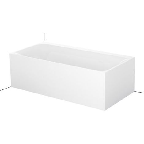 Bette 3461-000CERVS Baignoire rectangulaire d'angle Lux IV