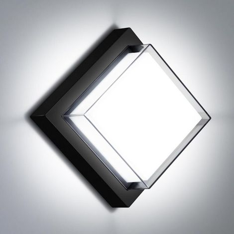 Applique murale LED 12W 6500K pour porche extérieur, double paroi, en aluminium, étanche IP65, idéale pour terrasse, escalier, garage ou chambre. (1/5)