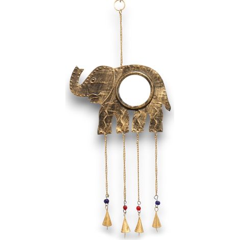 Campanas Indias Elefante Grandes - Espejo 4 Campanas - 24x60cm