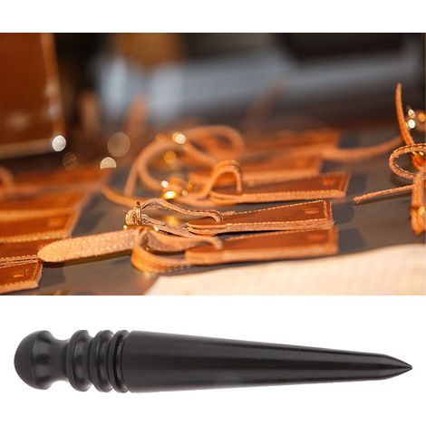 Polissoir en Bois pour Lissage et Marquage du Cuir - Outil Artisanat Cuir DIY (1 Unité) (1/4)