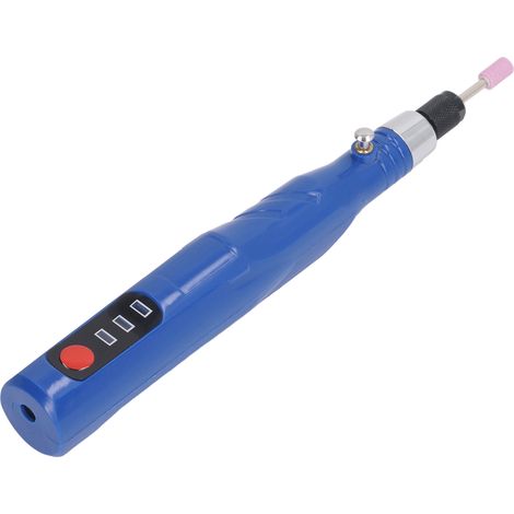 Kit de polissage électrique avec stylo de meulage, mini outil rotatif portable sans fil rechargeable par USB, 30 W, bleu (1/5)