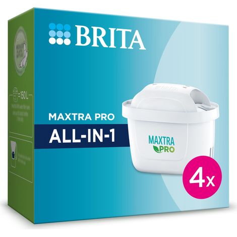 Brita Wasserfilterkartusche MAXTRA PRO All-IN-1, 4er-Pack Wasserfilter