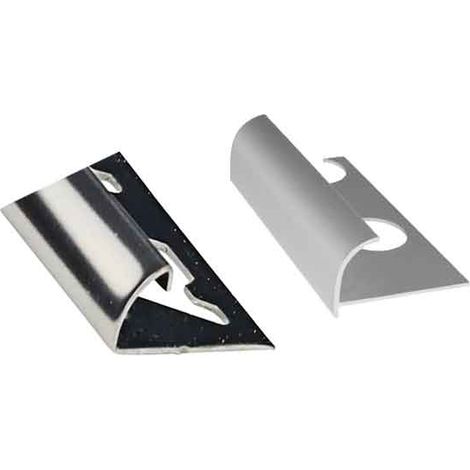 PROFILO 'JOLLY' PER RIVESTIMENTI TONDO IN ALLUMINIO H. 10 mm - Nero - 2,70 mt Q.TA 2,7