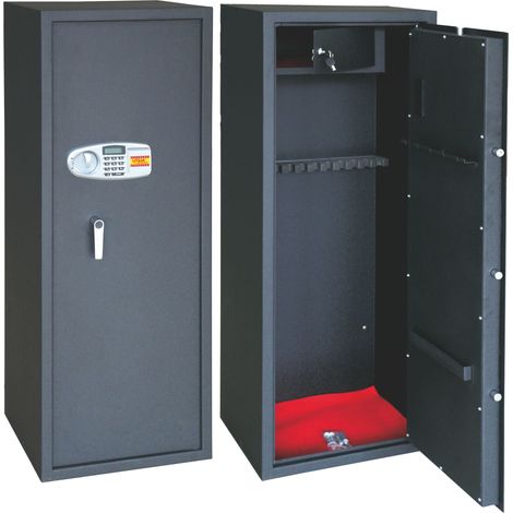Top Security Armadio Portafucili Elettronico 10 Posti Mm 535 x 320X1480 H