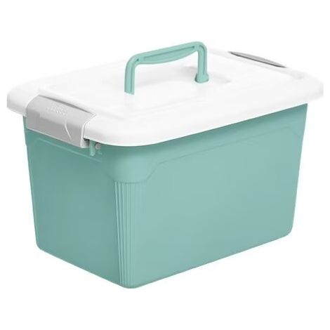 Boîte de Rangement avec Couvercle , 37 x 26.5 x 22 cm, 13L (1/2)