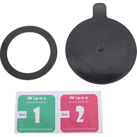 Support téléphone ventouse magnétique vide pliable – Fort rotation support voiture, fixation (1/4)