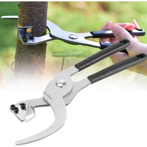 Kit d'outils de jardinage en acier inoxydable pour couper les branches d'arbres, les écorces, les ciseaux et les sécateurs,DUBUNS (1/5)