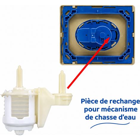 Accessoire soufflet de panneau et bouton pneumatique double touche compatible réservoir encastré GROHE COSMOPOLITAN 1 × 1 × 1 cm 1 g – Livraison gratuite