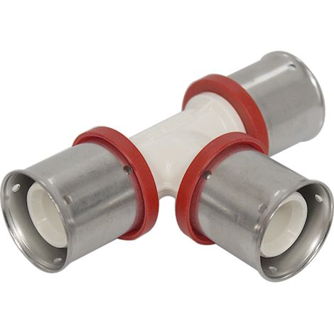 Raccord multicouche PPSU à sertir té égal - Ø26x3,0 (1/3)