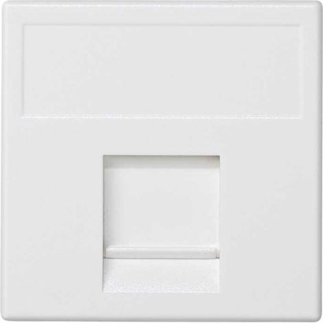 K45 VD Dust Plate con 1 connettore AMP / KRONE bianco SIMON K76 / 9