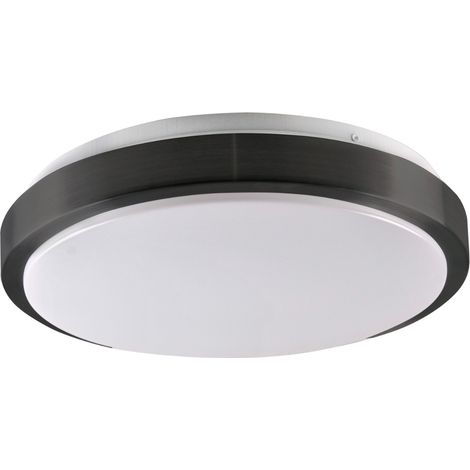 Plafoniera Benedykt rotonda nera 33cm 2xE27 20W Polux (1/5)