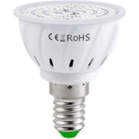 Bombilla LED para el crecimiento, espectro rojo y azul, base E14 (220V)