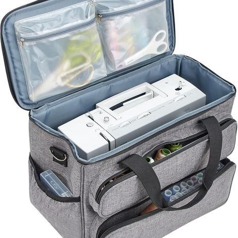 Sac de rangement pour accessoires de couture (aiguilles, fils et outils). (1/4)