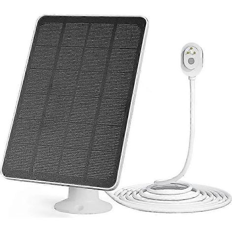 Panneau solaire pour caméra de surveillance Arlo Pro 4/Ultra 2/Pro 3/Ultra/Pro 5S - Blanc SZRH AC (1/5)