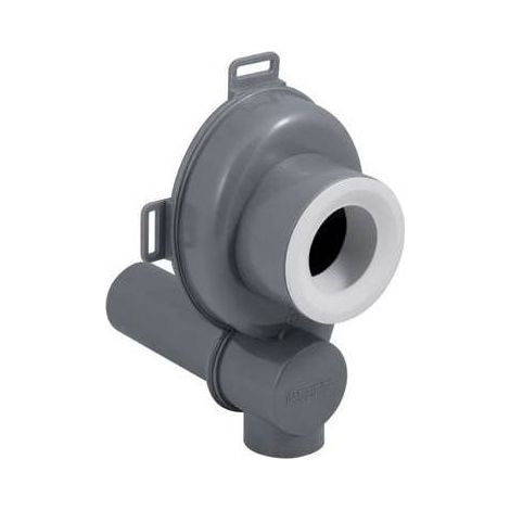 Siphon urinoir horizontal à décharge affleurante